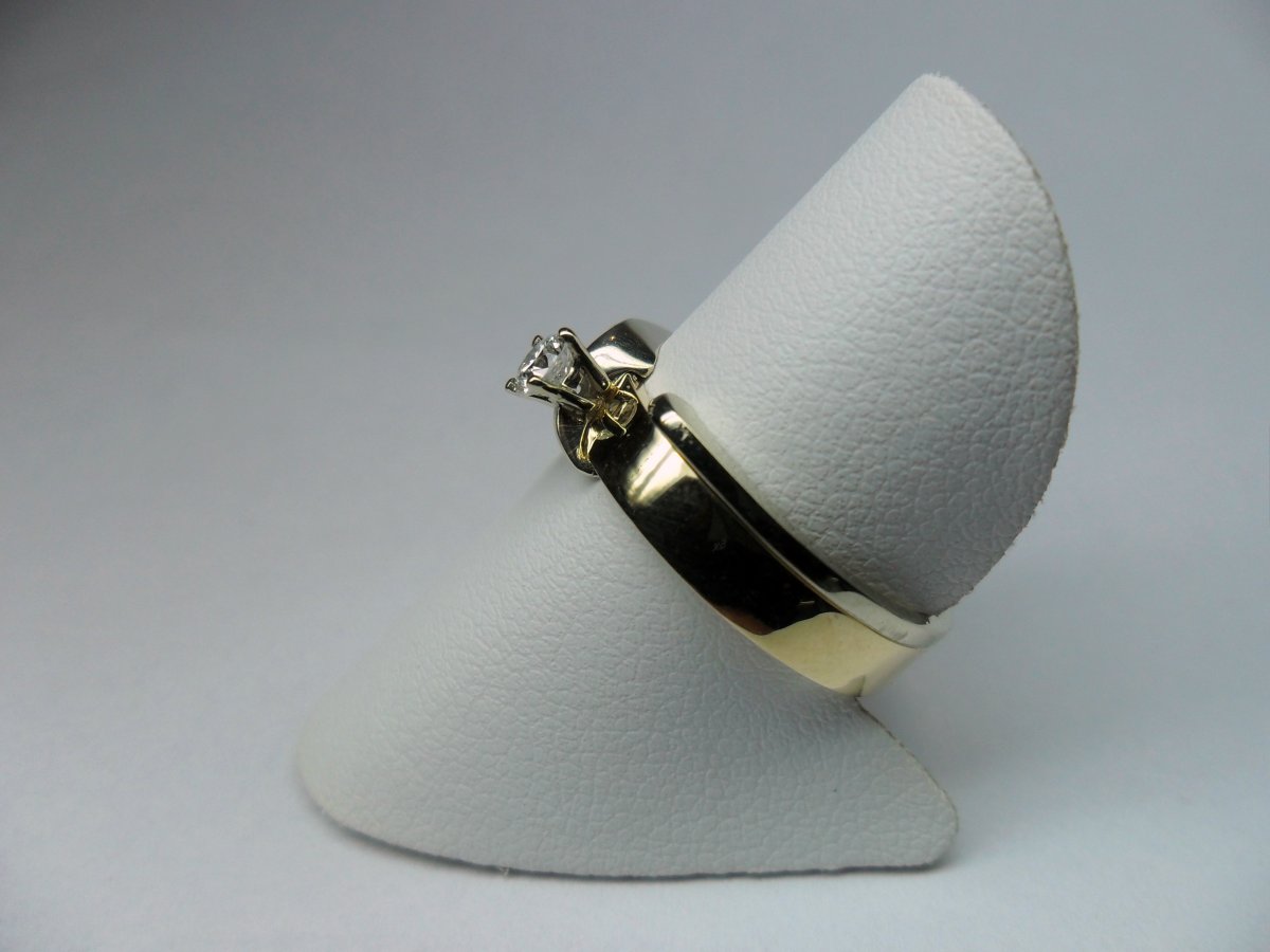 2Gether Solitair Ring Bicolor